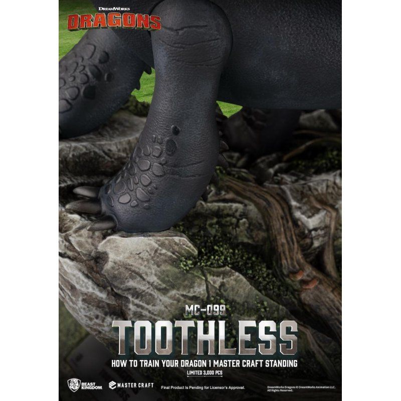 DRAGON - Krokmou - Statuette Master Craft 31cm