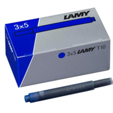 LAMY Großraum-Tintenpatronen T10, blau löschbar, 3er Pack