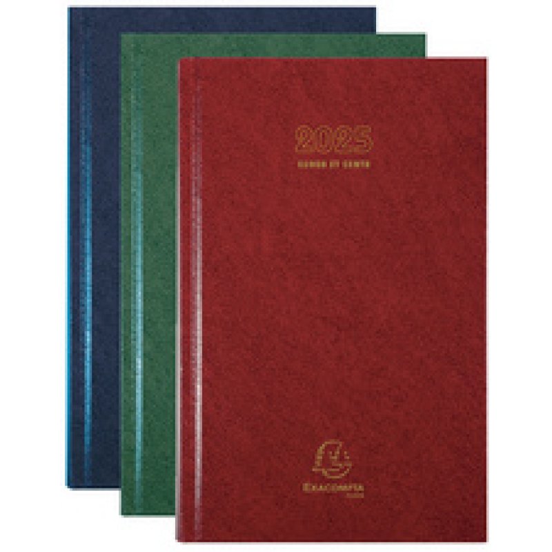 EXACOMPTA Agenda Carré Euro/Cents, 135 x 210 mm, 2026, noir