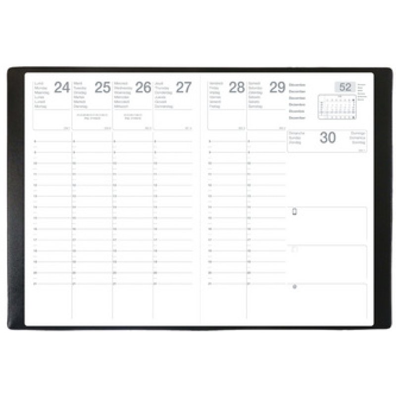 QUO VADIS EXDI Agenda de poche classique "PLUTON", 2026