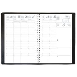 QUO VADIS EXDI Agenda "OLYMPE S", 160 x 240 mm, 2026, noir