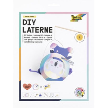 folia Kit de lanterne SPACE SAFARI, irisé métallisé