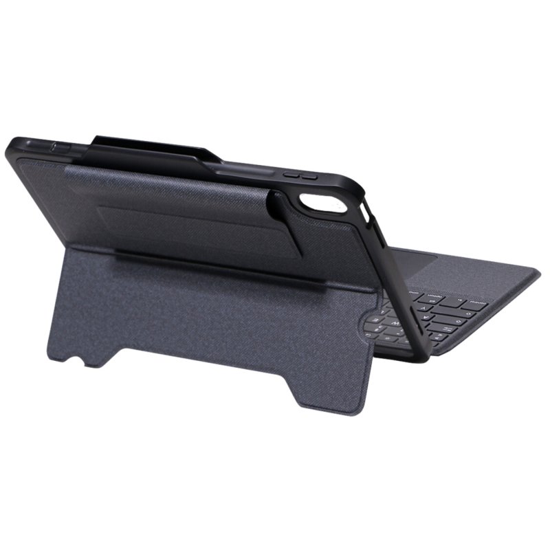 Deqster Rugged Touch Bluetooth Keyboard für iPad 10.9" (10.Gen.) DE-Layout (QWERTZ), All-in-One Stifthalter
