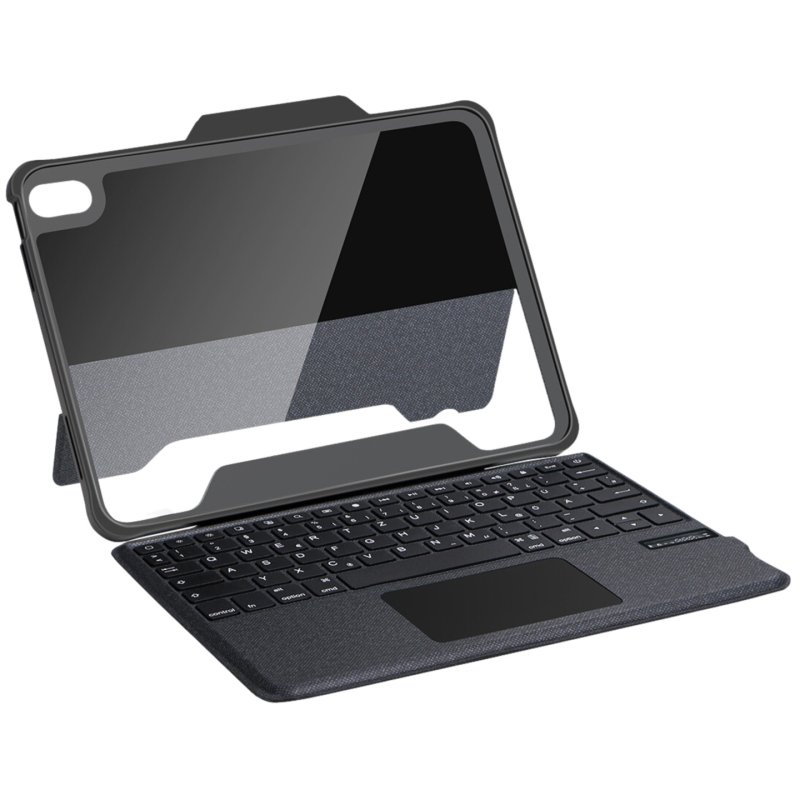 Deqster Rugged Touch Bluetooth Keyboard für iPad 10.9" (10.Gen.) DE-Layout (QWERTZ), All-in-One Stifthalter