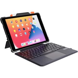 DEQSTER 40-1013779 clavier pour tablette QWERTZ Allemand USB Bluetooth Noir