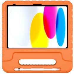 Deqster Kids Case Tablethülle & Schutzglas f. iPad 10./11.Gen Kindersicher & robust, Integrierte Stylus-Halterung, 9H
