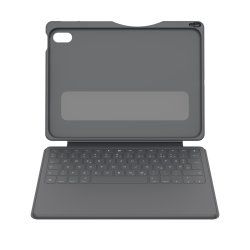 Deqster Smart Rugged PLUS Keyboard für iPad 10.9" (10.Gen.) DE-Layout, Apple Smart Connector, Integrierter Aufsteller,