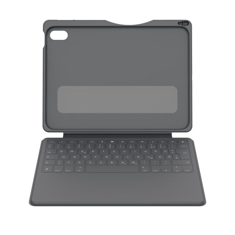 Deqster Smart Rugged PLUS Keyboard für iPad 10.9" (10.Gen.) DE-Layout, Apple Smart Connector, Integrierter Aufsteller,