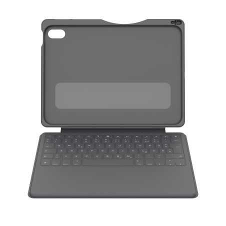 Deqster Smart Rugged PLUS Keyboard für iPad 10.9" (10.Gen.) DE-Layout, Apple Smart Connector, Integrierter Aufsteller,