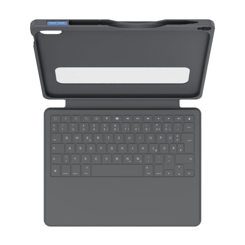 Deqster Smart Rugged PLUS Keyboard für iPad 10.9" (10.Gen.) DE-Layout, Apple Smart Connector, Integrierter Aufsteller,