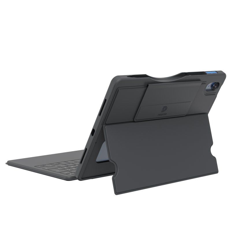 Deqster Smart Rugged PLUS Keyboard für iPad 10.9" (10.Gen.) DE-Layout, Apple Smart Connector, Integrierter Aufsteller,