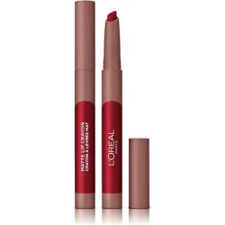 L'Oreal Paris Infallible Very Matte Lip Crayon Lipstick Smudge Proof Red Lipstick 113 Brulee Ever 1kg