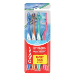 Triple Action Manual Toothbrushes 4pcs