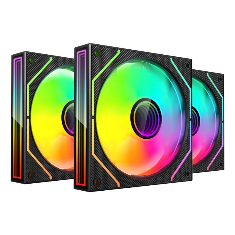 Mars Gaming MF3DPROKIT système de refroidissement d’ordinateur Boitier PC Ventilateur 12 cm Noir