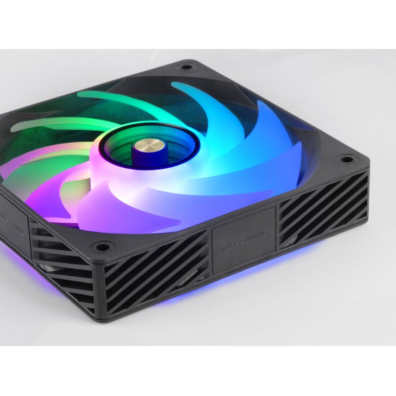 Mars Gaming MFSI4KIT système de refroidissement d’ordinateur Boitier PC Ventilateur 12 cm Noir