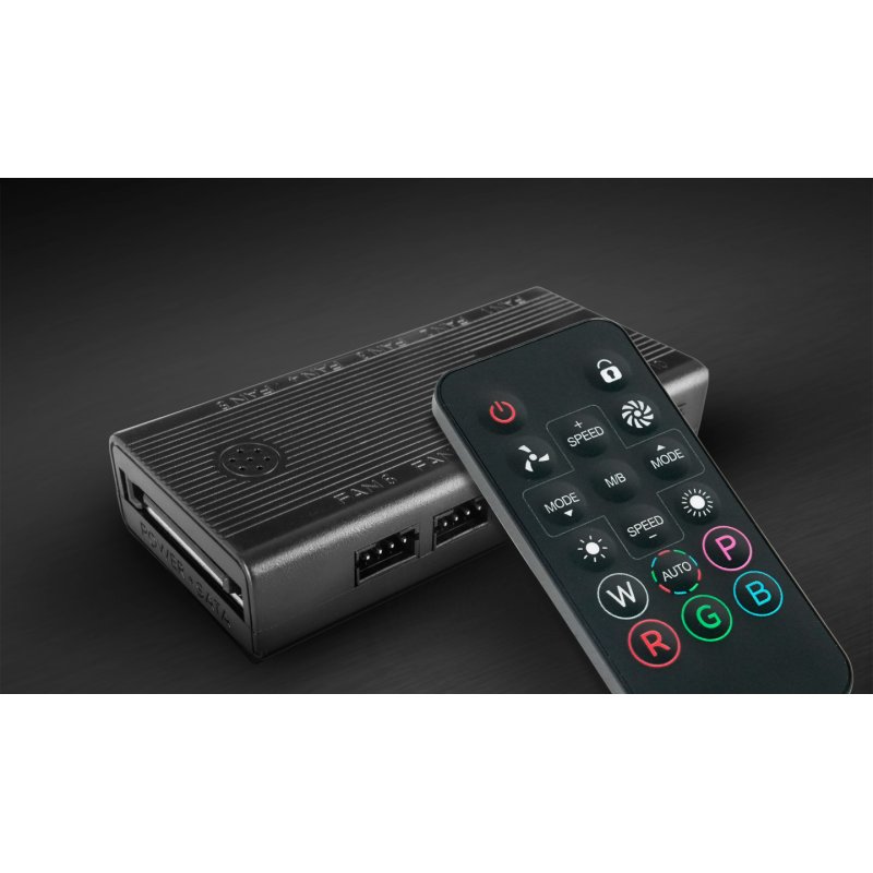 Mars Gaming MFSI4KIT système de refroidissement d’ordinateur Boitier PC Ventilateur 12 cm Noir