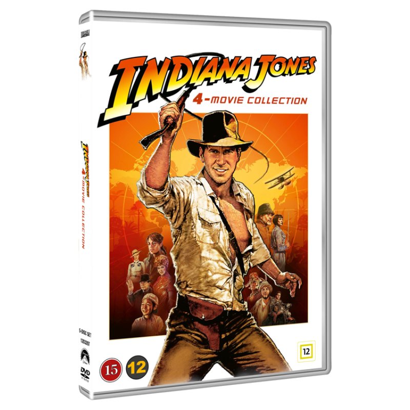 INDIANA JONES: 4 MOVIE COLLECTION - (DVD) - (Region 2)