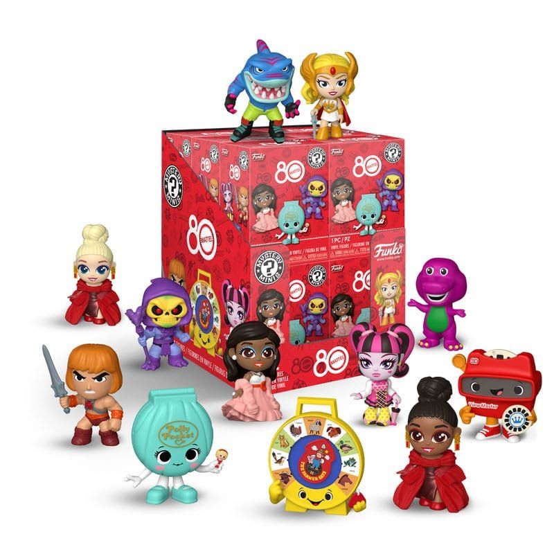 Mattel Retro Toys présentoir figurines Mystery Minis 6 cm (12)