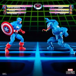 Marvel Legends Gamerverse pack 2 figurines Captain America vs. Venom 15 cm