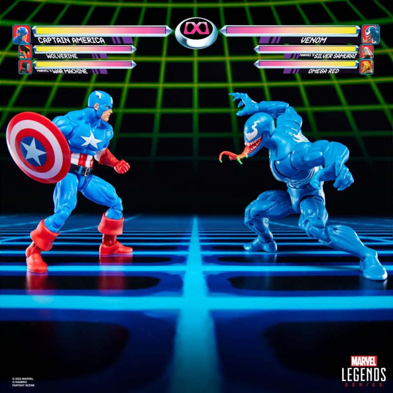 Marvel Legends Gamerverse pack 2 figurines Captain America vs. Venom 15 cm