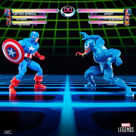 Marvel Legends Gamerverse pack 2 figurines Captain America vs. Venom 15 cm