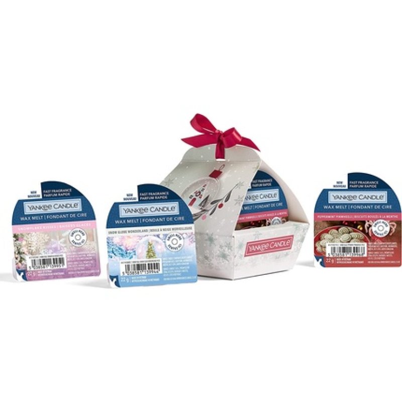 Yankee Candle Gift Set | 3 Scented Wax Melts In A Festive Gift Box With Bow