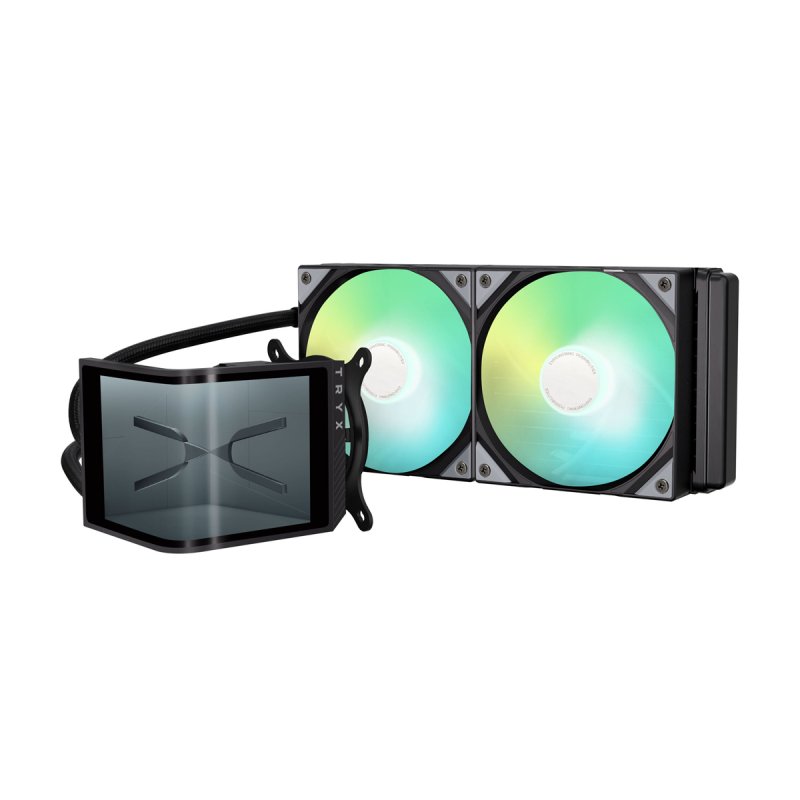 TRYX PANORAMA SE ARGB 240 Komplett-Wasserkühlung, 3D-AMOLED-Display - 240mm, schwarz
