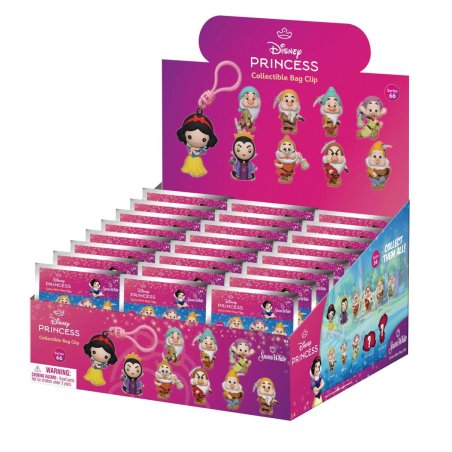 BLANCHE NEIGE - Series 66 - 3D Foam Bag Clip (Display 24 Pcs)