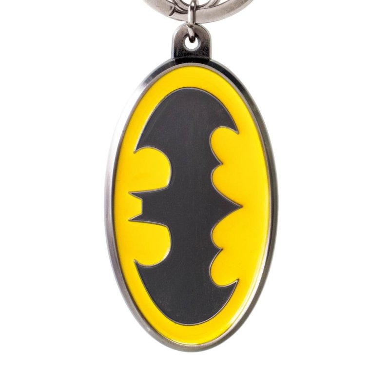 DC - Batman logo couleur - Porte-clés en étain