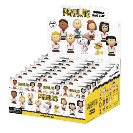 SNOOPY - Series 2 - 3D Foam Bag Clip (Display 24 Pcs)