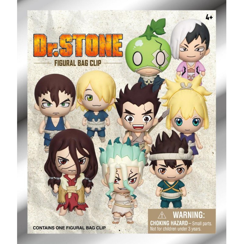 DR STONE - Series 1 - 3D Foam Bag Clip (Display 24 Pcs)