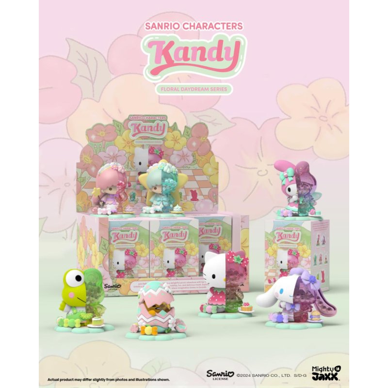 HELLO KITTY - Kandy X Sanrio Floral DayDream Series - Display 6 Fig.