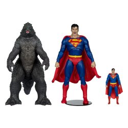 DC Justice League Monsterverse DC Multiverse pack de 2 figurines Superman Vs. Godzilla 30 cm