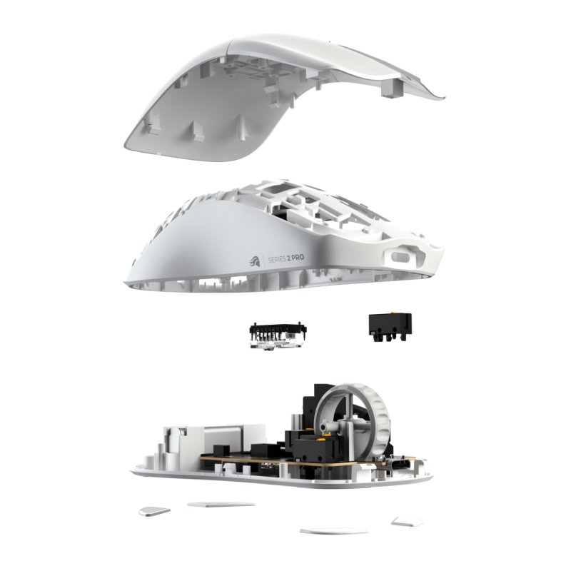 Glorious Series 2 PRO Wireless Gaming Maus - weiß