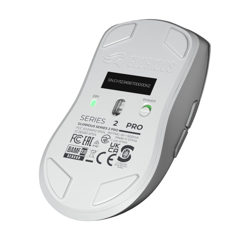 Glorious Series 2 PRO Wireless Gaming Maus - weiß