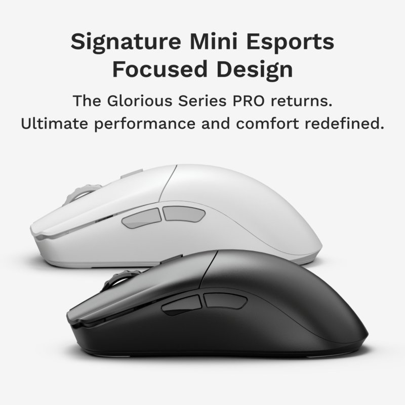 Glorious Gaming Series 2 PRO souris Jouer Droitier RF Wireless USB Type-C Optique 26000 DPI
