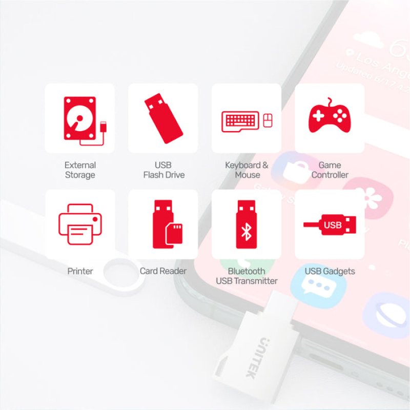 UNITEK ADAPTER USB-C-USB-A 3.1 GEN1 M/F A1025GNI