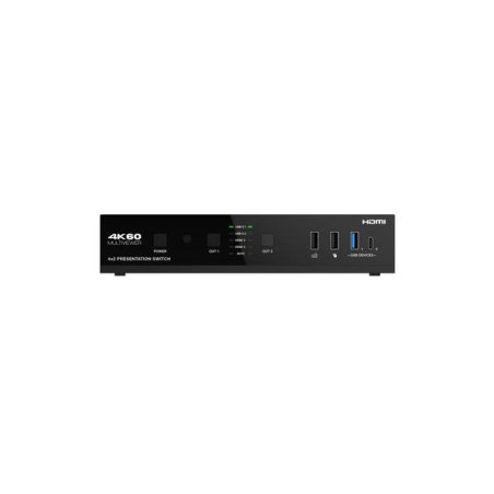 4x2 seamless selector-(HDMI/USBC/DANTE)-HDBT/HDMI Out