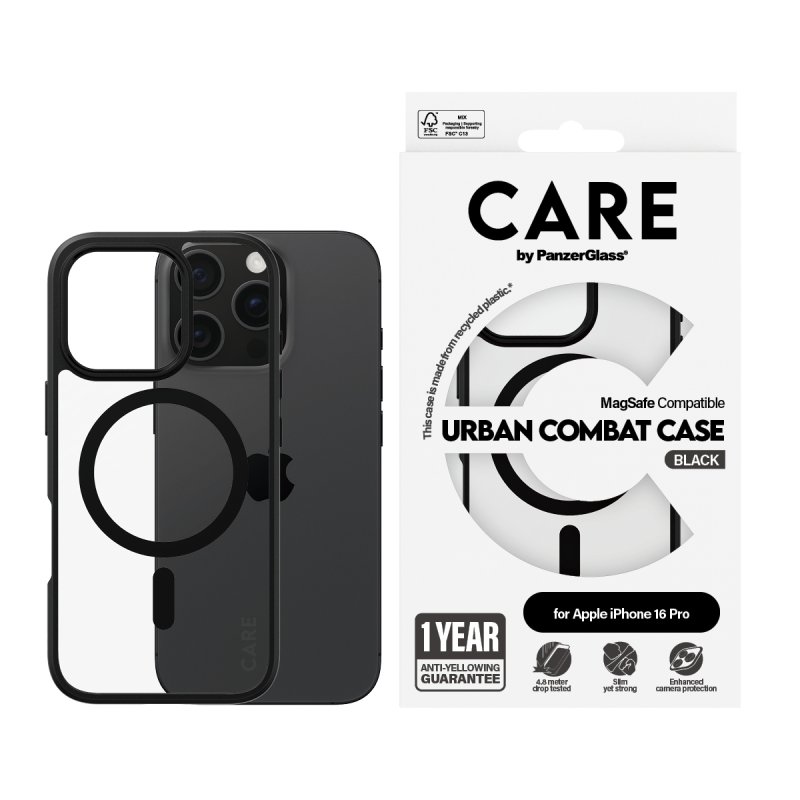 CARE Flagship Urban Combat Black MagSAFE iPhone 16 Pro
