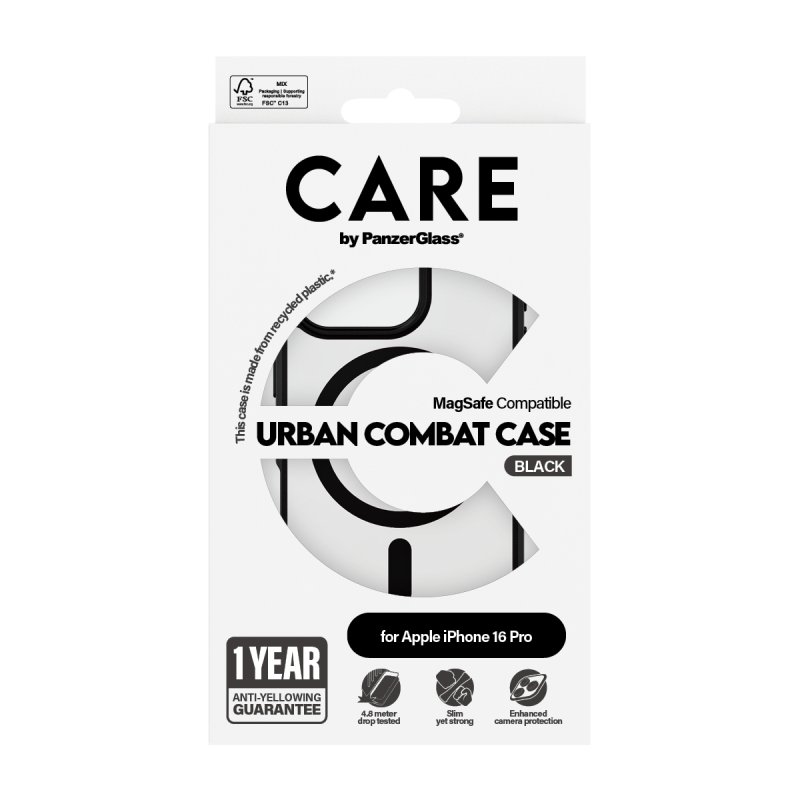 CARE Flagship Urban Combat Black MagSAFE iPhone 16 Pro