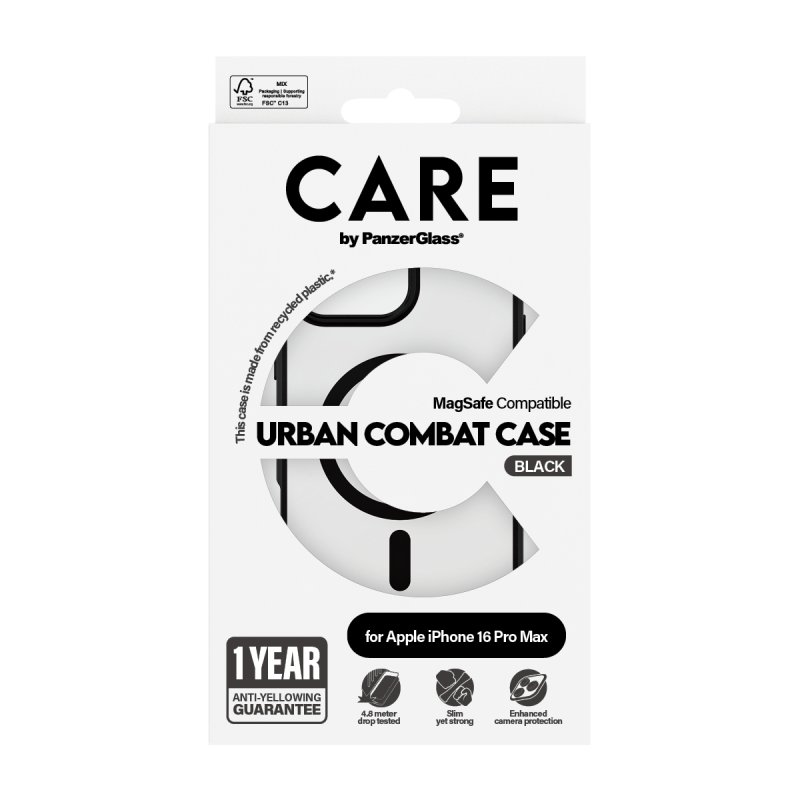 CARE Flagship Urban Combat Black MagSAFE iPhone 16 Pro Max