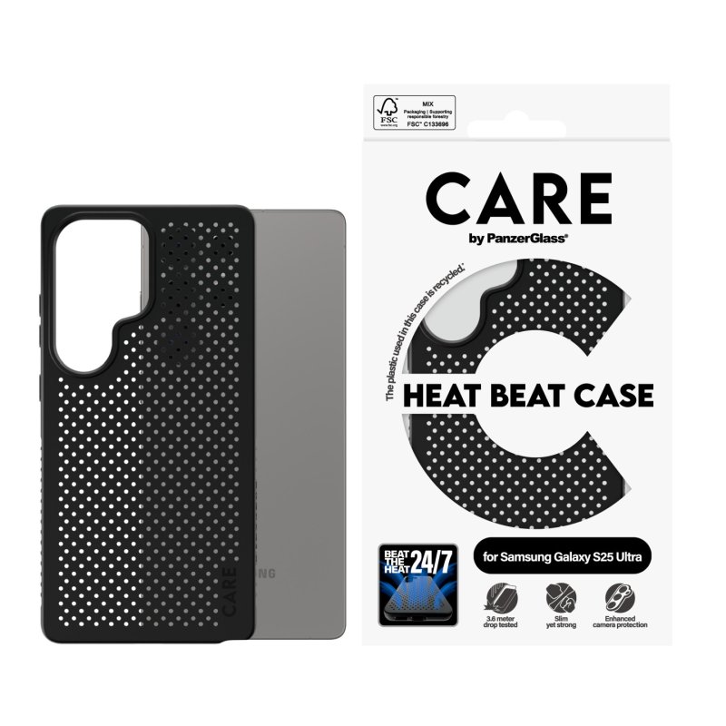 PanzerGlass CARE by Feature Case Heat Beat Samsung Galaxy S25 Ultra