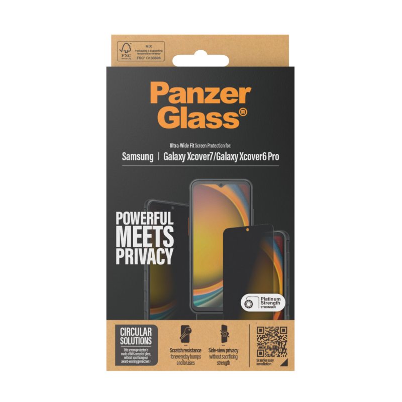 PanzerGlass Privacy Galaxy Xcover7 Xcover6 Pro UWF