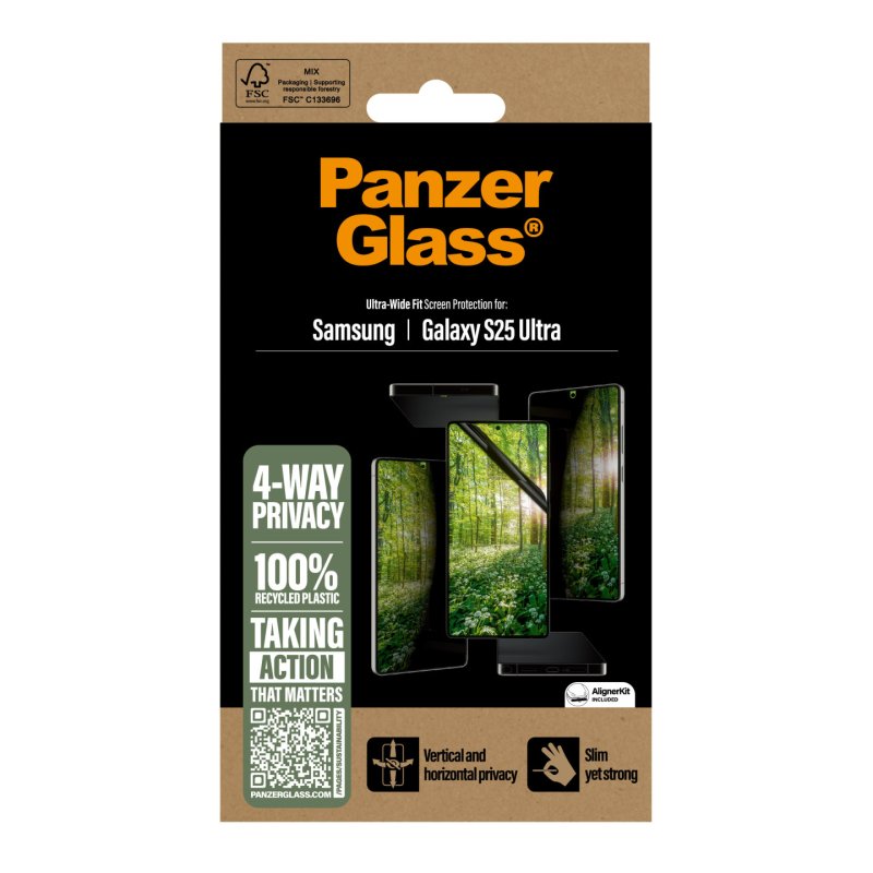 PanzerGlass ECO MATRIX 4-way Screen Protector Galaxy S25 Ultra