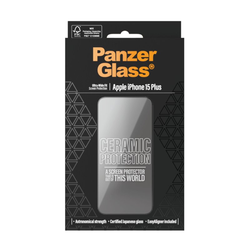 PanzerGlass Ceramic Protection f. iPhone 15 Plus Ultra-Wide F.