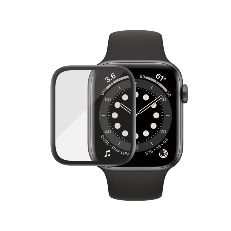 PanzerGlass f. Apple Watch Series 4/5 44mm. Black