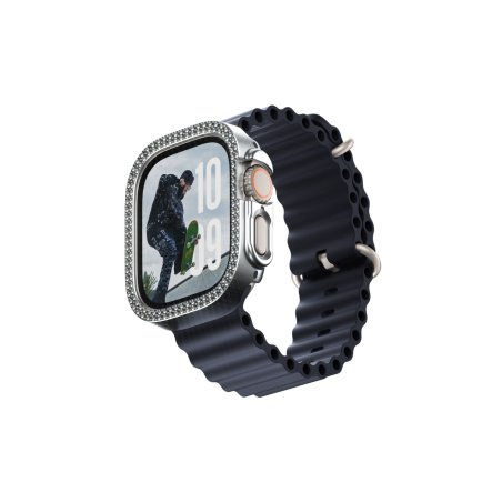 PanzerGlass SAFE. by Bling Bumper Silver Apple Watch Ultra 2