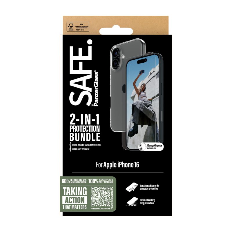 SAFE 2-in-1 Protection iPhone 16