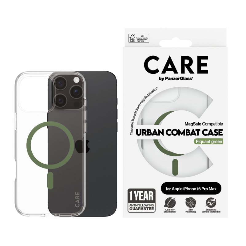 CARE Case Flagship Green MagSAFE iPhone 16 Pro Max