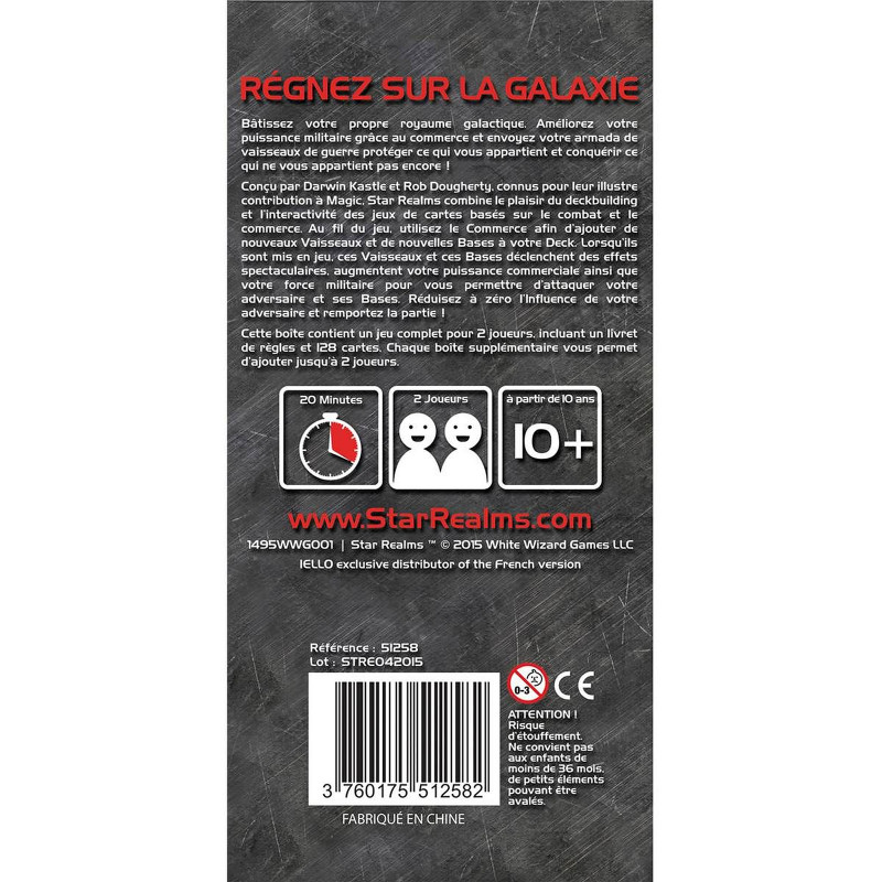 Jeu Iello compatible - Star Realms